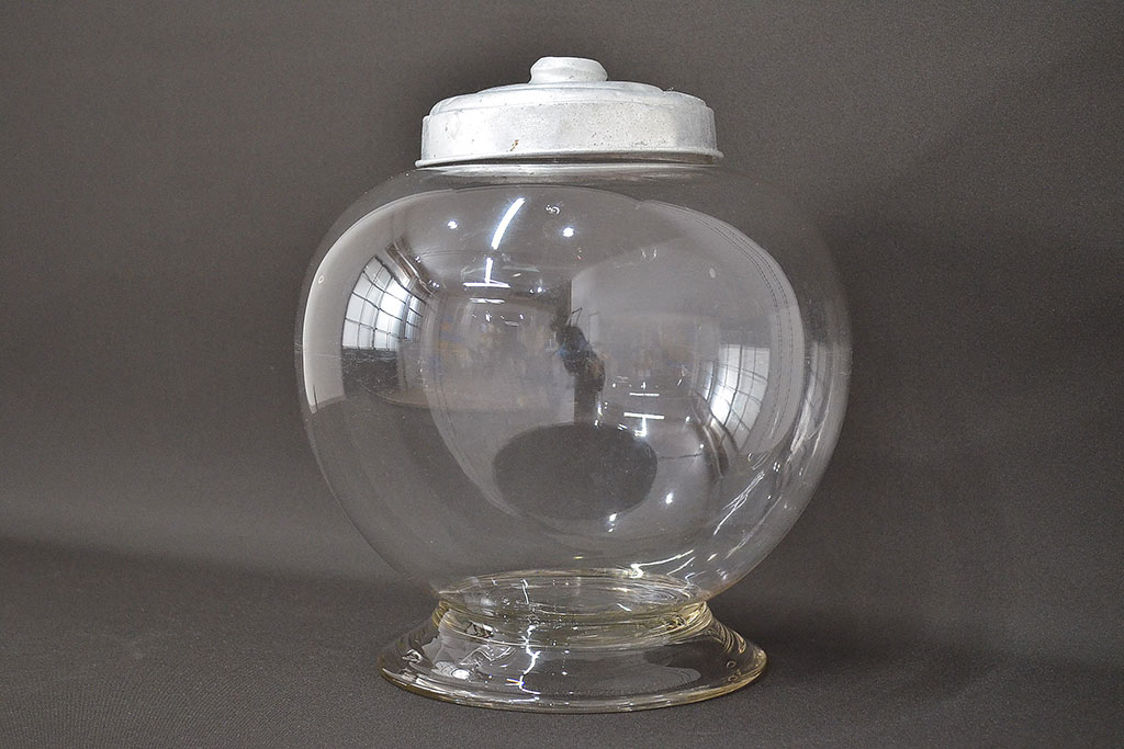 レトロ雑貨 昭和レトロ 丸いフォルムが愛らしい地球瓶(ガラス瓶、ガラスビン)(R-047178) | ラフジュ工房