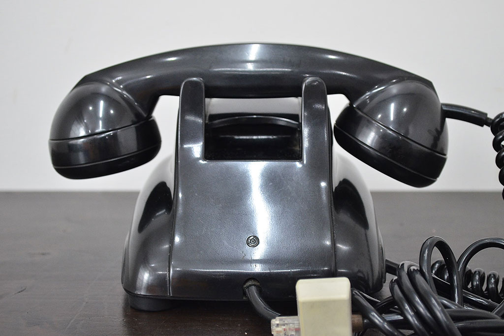 昭和レトロ　日立製　4号A電話機(黒電話)(R-047181)