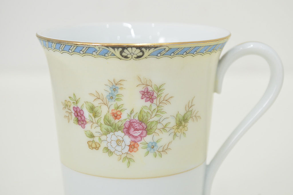 古い　ノリタケ　Noritake　ミルクポット・シュガーポット・カップなど12点(クリーマー、洋食器、日本陶器)(R-047183)