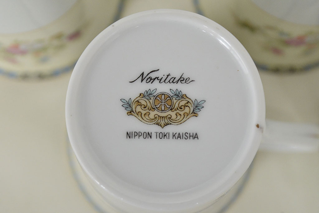 古い　ノリタケ　Noritake　ミルクポット・シュガーポット・カップなど12点(クリーマー、洋食器、日本陶器)(R-047183)