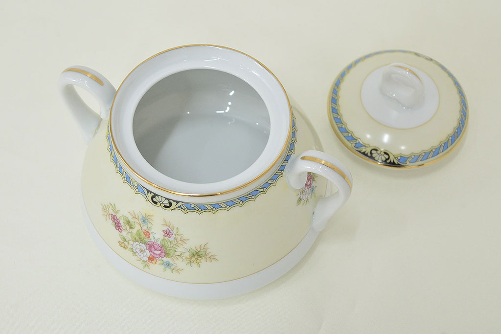 古い　ノリタケ　Noritake　ミルクポット・シュガーポット・カップなど12点(クリーマー、洋食器、日本陶器)(R-047183)