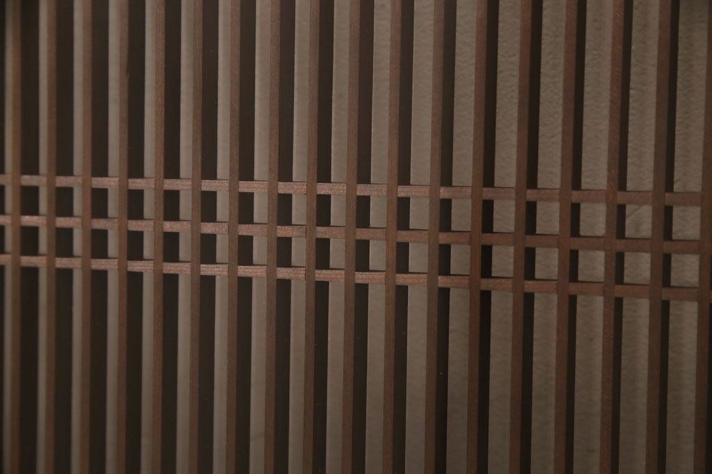 アンティーク建具 シンプルでモダンな意匠の筬欄間(オサランマ