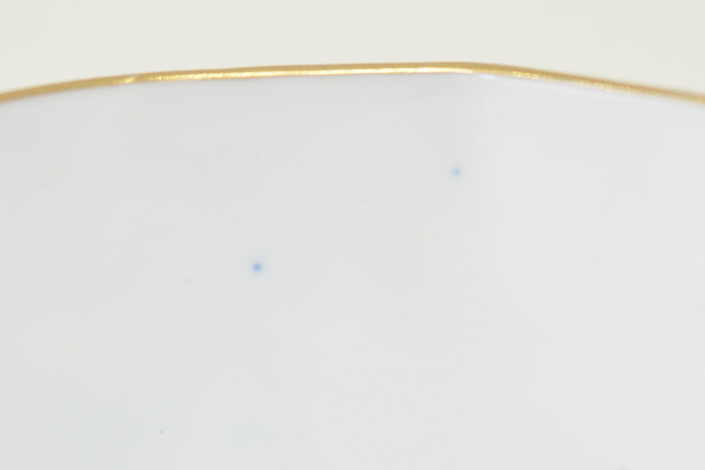 イギリス　1898年　ロイヤルクラウンダービー　印判花籠図　モカカップ&ソーサー(ROYAL CROWN DERBY、洋食器)(R-047442)