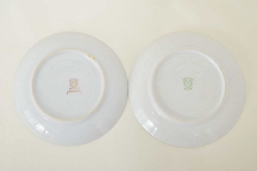 オールドノリタケ　カップ&ソーサー2客　KPM皿　大・小各2枚(洋食器、Noritake)(R-047444)