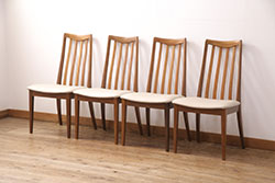 ヴィンテージ家具　イギリスビンテージ　ERCOL(アーコール)　希少!洗練された佇まいのラダーバックチェア(ダイニングチェア、椅子)(R-038471)