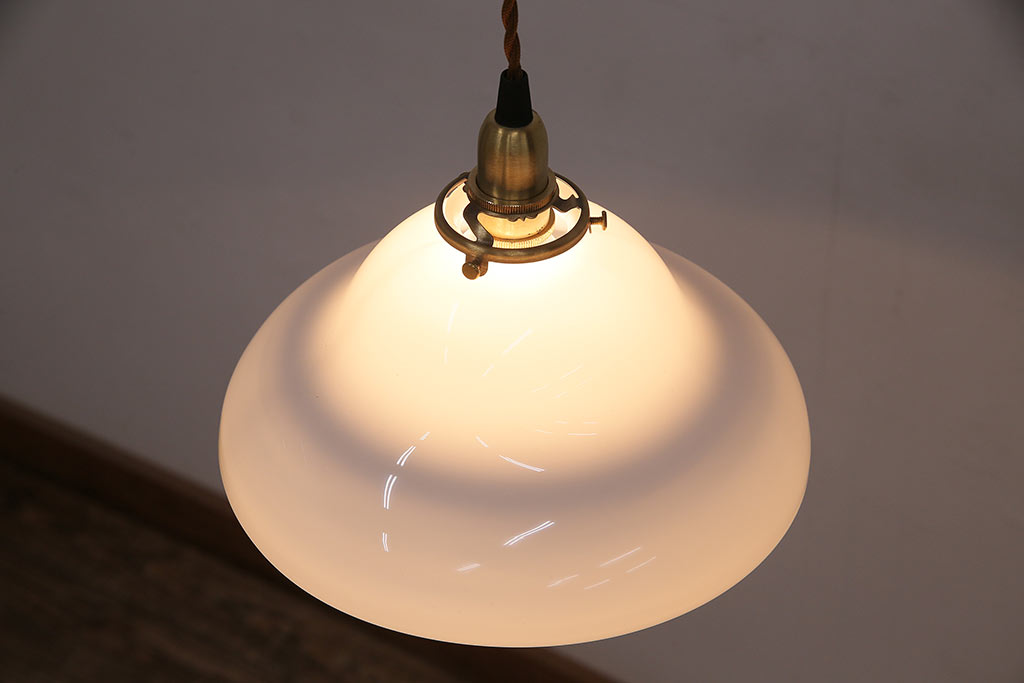 和製アンティーク　ふんわりとした柔らかい雰囲気が魅力的な天井照明(ペンダントライト、吊り下げ照明)(R-047917)
