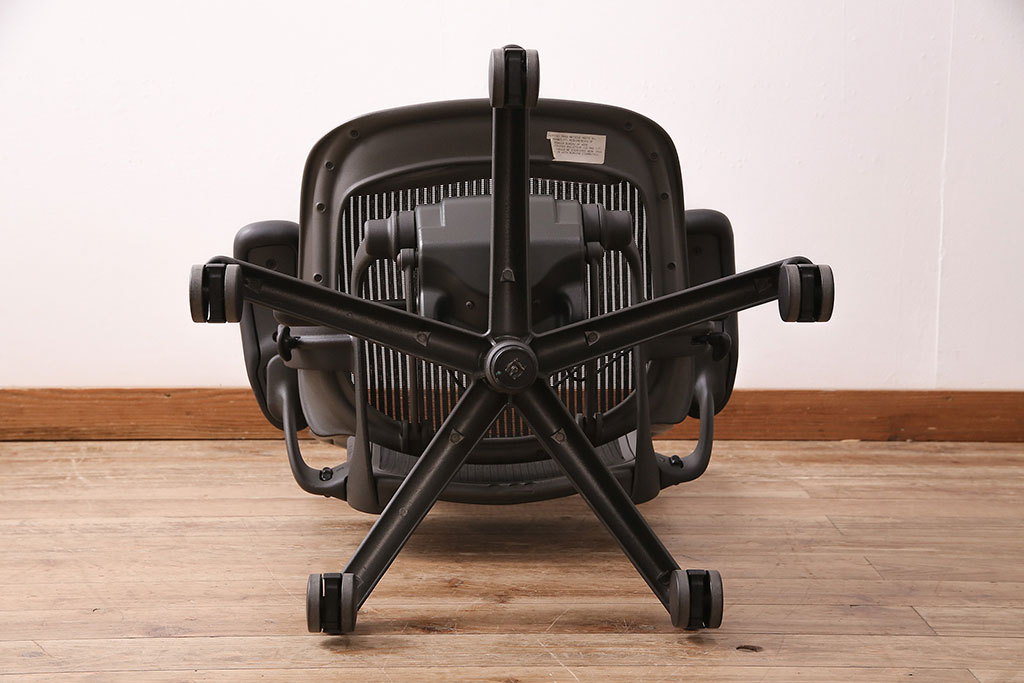 中古　Hermanmiller(ハーマンミラー社)　Bサイズ　ランバーサポート　アーロンチェア(オフィスチェア、椅子、イス)(R-047979)