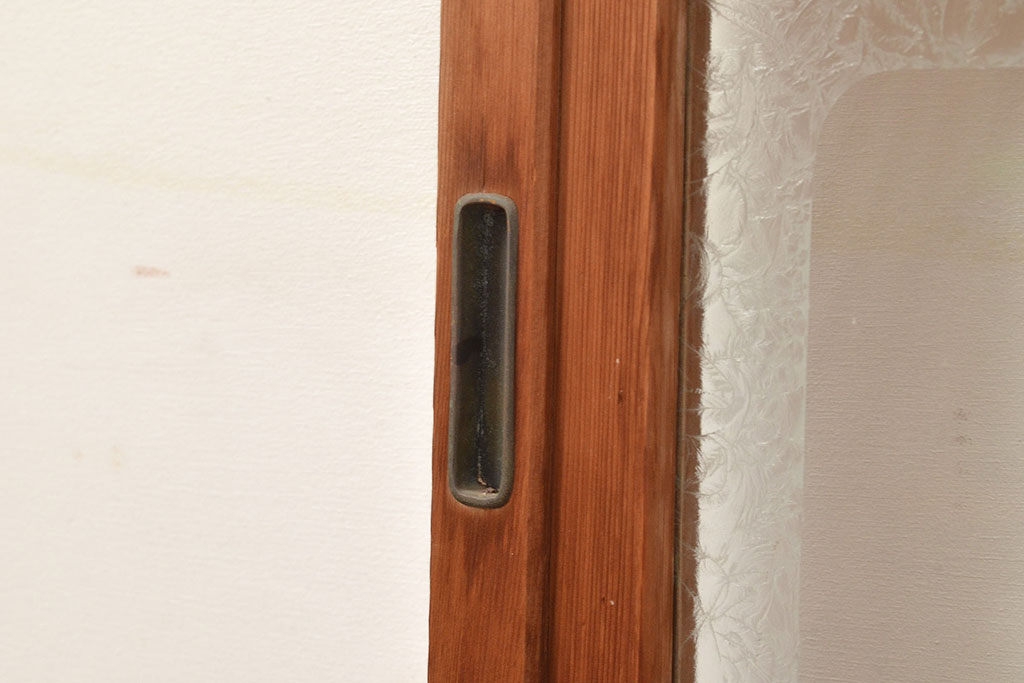 アンティーク建具 和レトロな雰囲気漂う障子戸2枚セット(引き戸