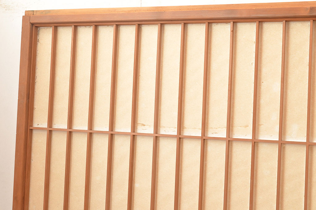 アンティーク建具　凛とした和の美しさ漂う障子戸4枚セット(引き戸、建具)(R-048060)