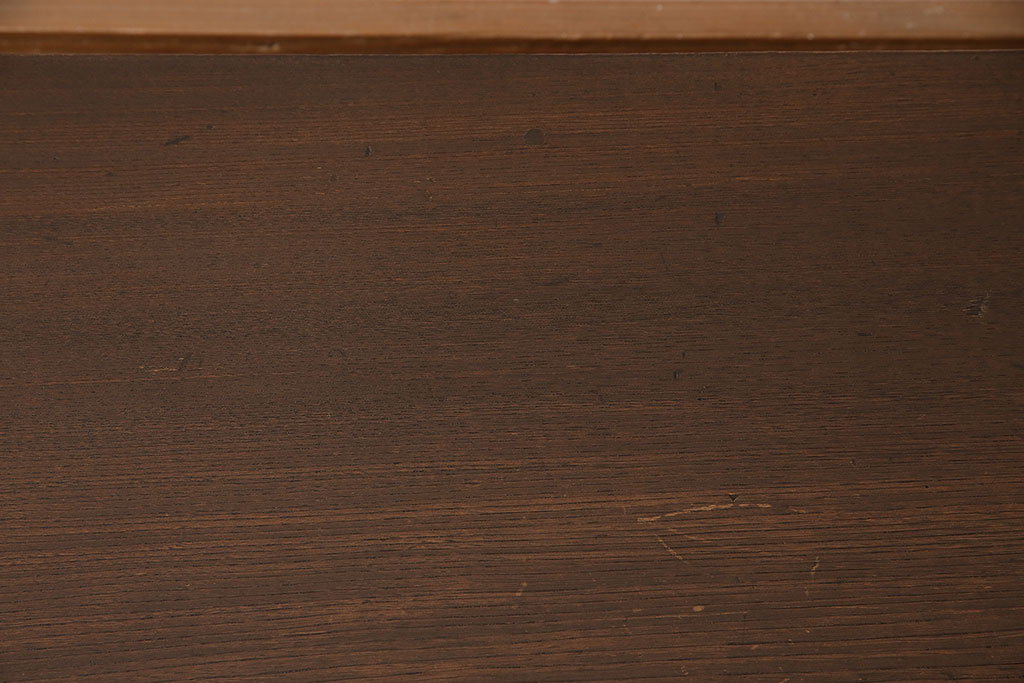 和製アンティーク　和洋折衷な佇まいが魅力の栓材製の文机(座卓、ローテーブル、センターテーブル)(R-048092)