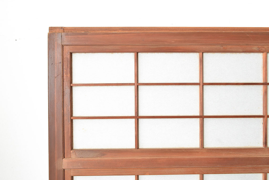 栃一枚板 建具 4枚1組 B1042Y｜骨董店 のびる 古美術 骨董 和風