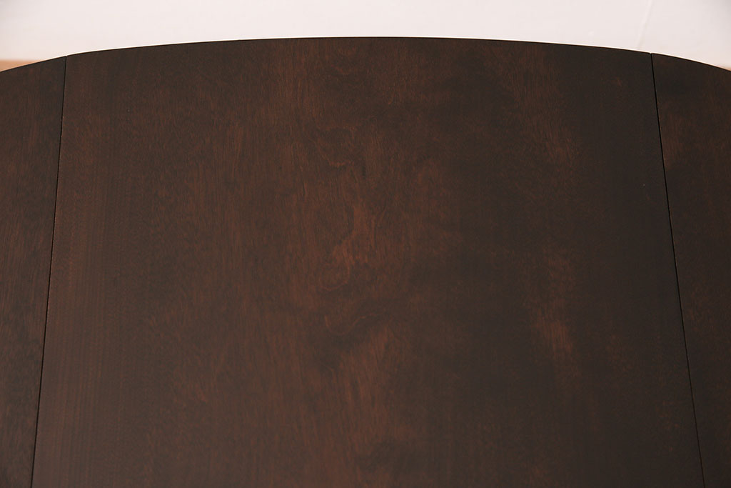 中古美品　松本民芸家具　小ぶりなサイズが嬉しいスツールバタフライ卓(サイドテーブル、エクステンションテーブル)(定価約8万8千円)(R-048126)
