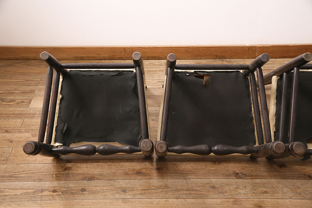ビンテージ　松本民芸家具　NB型チェア4脚セット(ダイニングチェア、椅子、ヴィンテージ)(R-048201)