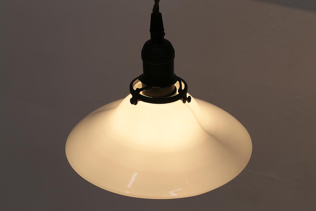 アンティーク照明　昭和中期　どこか懐かしさが漂う天井照明(ペンダントライト、吊り下げ照明)(R-048459)