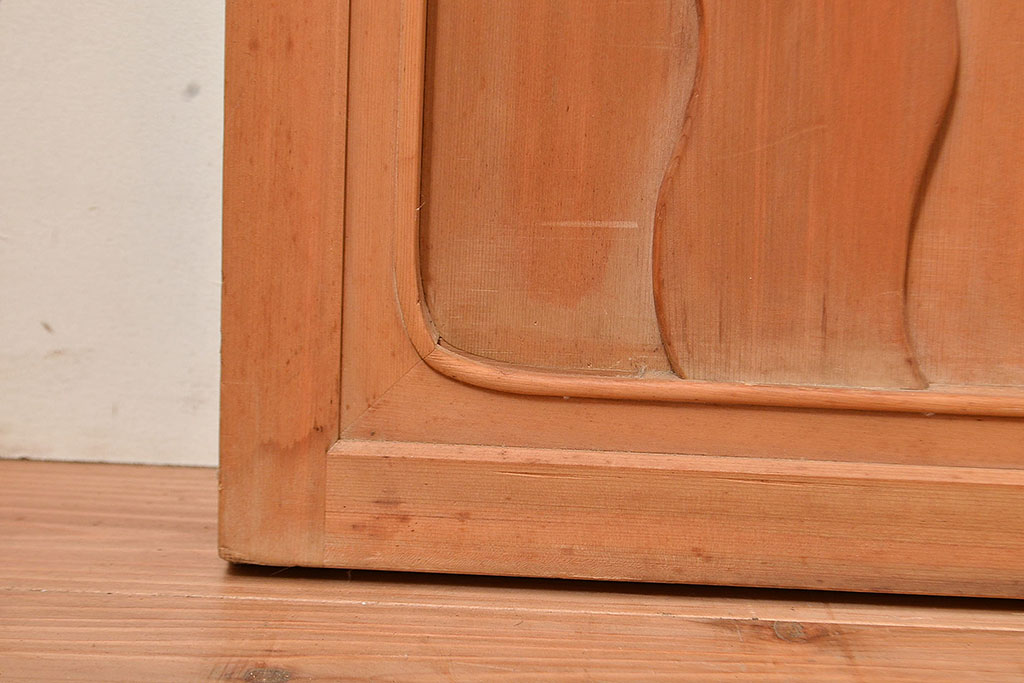 ヴィンテージ建具　細やかな意匠が施されたデザインが目を引く組子入り障子戸4枚セット(引き戸、建具、ビンテージ)(R-048473)