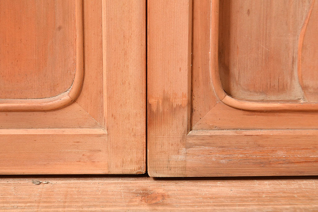 ヴィンテージ建具　細やかな意匠が施されたデザインが目を引く組子入り障子戸4枚セット(引き戸、建具、ビンテージ)(R-048473)