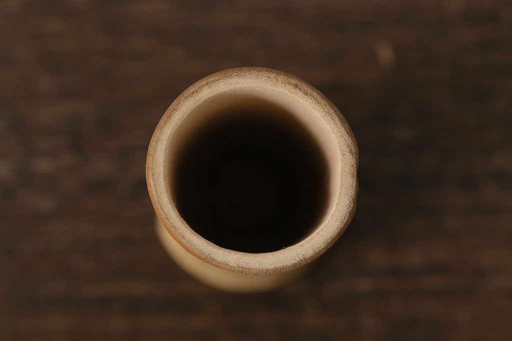 中古　カリモク家具(karimoku)　上質な和の風情漂うカリン材製の煙草盆(たばこ盆、煙草入れ、小物入れ、花梨材)(R-048503)