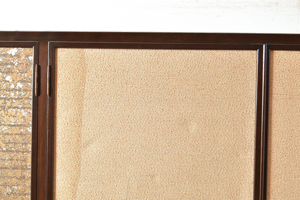 和製アンティーク　前面樺材　扉のデザインが個性を放つ和モダンな戸棚(収納棚、引き出し、衣装箪笥)(R-048505)
