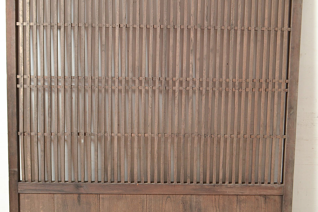 アンティーク建具 ヒノキ材・ケヤキ材 古民家スタイルにおすすめの格子 