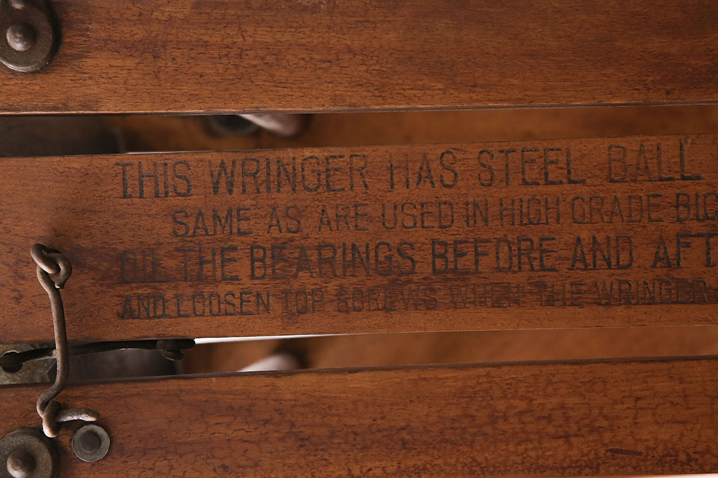 アメリカビンテージ　AMERICAN WRINGER.CO　激レア!!　インダストリアルな雰囲気が格好良い脱水機(ディスプレイ)(R-048832)