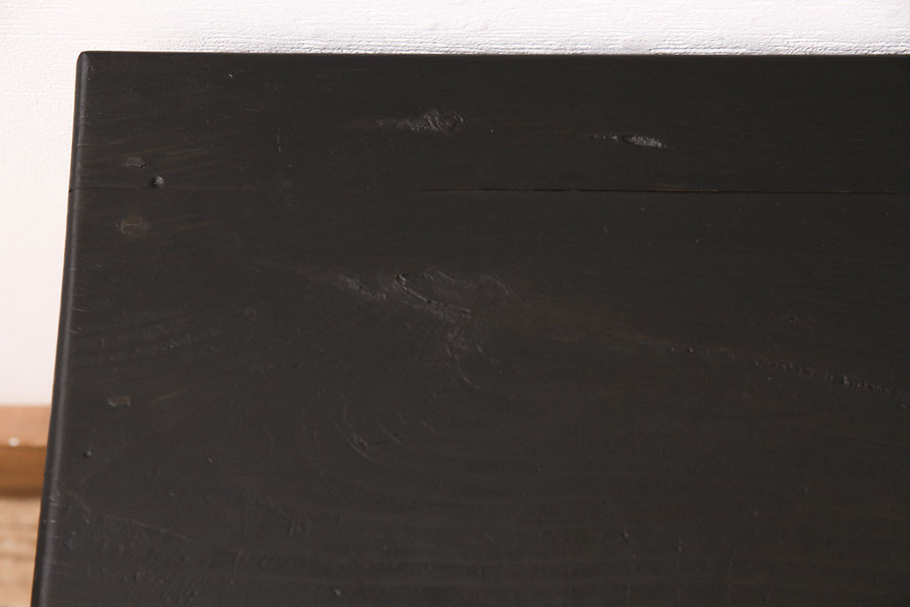 和製アンティーク　前面栗材・枠ヒノキ材　渋みを増した風合いが格好いい小引き出し(小物収納、サイドチェスト)(R-048881)
