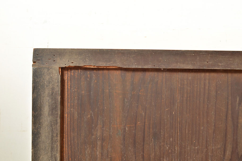 和製アンティーク　ヒノキ材　特大サイズ!　九尺幅の時代箪笥ローボード(水屋箪笥、サイドボード、キャビネット、収納棚)(R-049279)