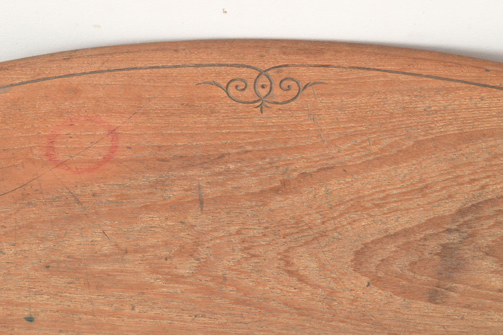 和製アンティーク　希少!　大正ロマンの雰囲気漂う日本製のアンティークテーブル(コーヒーテーブル、サイドテーブル)(R-049300)