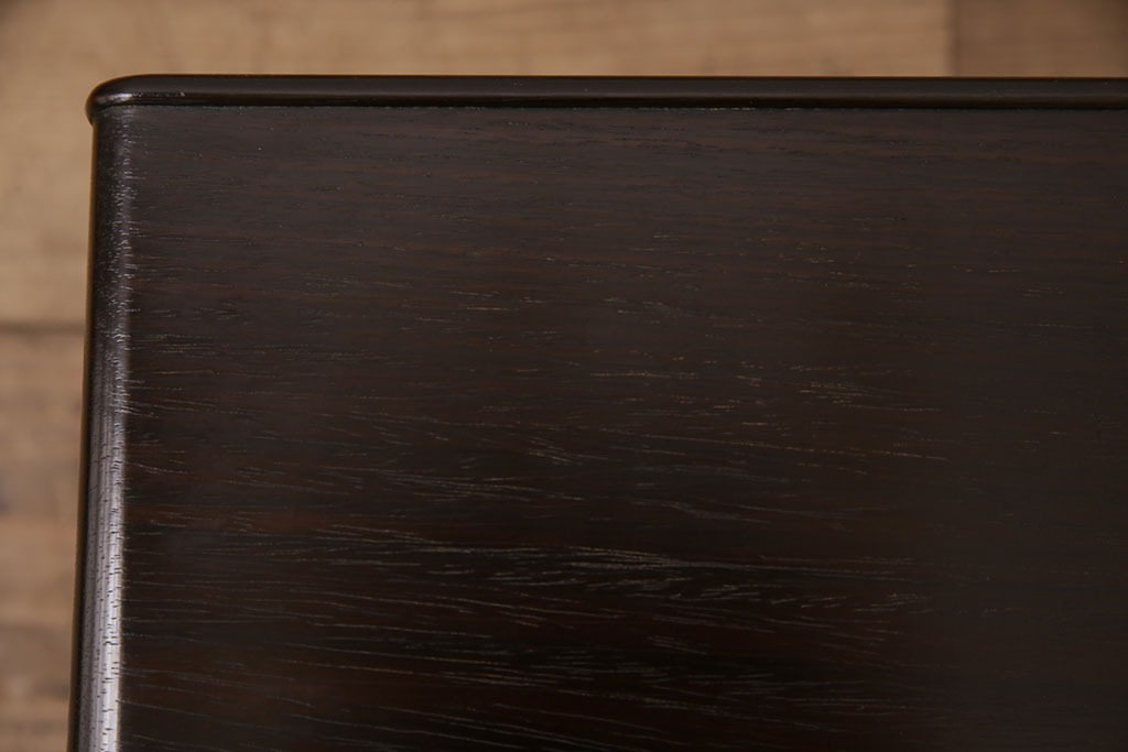 和製アンティーク　指物工芸品　美品　外箱付き!紫檀(シタン)材の深みを帯びた色合いが美しい角火鉢2個セット(木製火鉢)(R-049386)