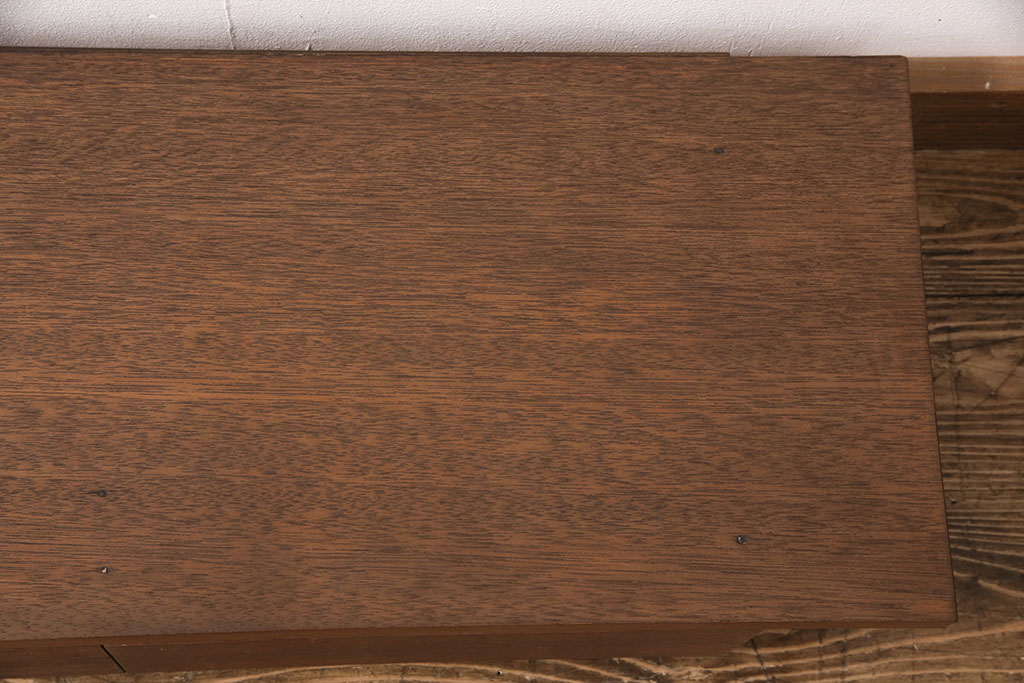 和製アンティーク 天板一枚板! 素朴な佇まいが味わい深いローボード(テレビ台、裁ち板、飾り台、置き床、棚)(R-049407) | ラフジュ工房