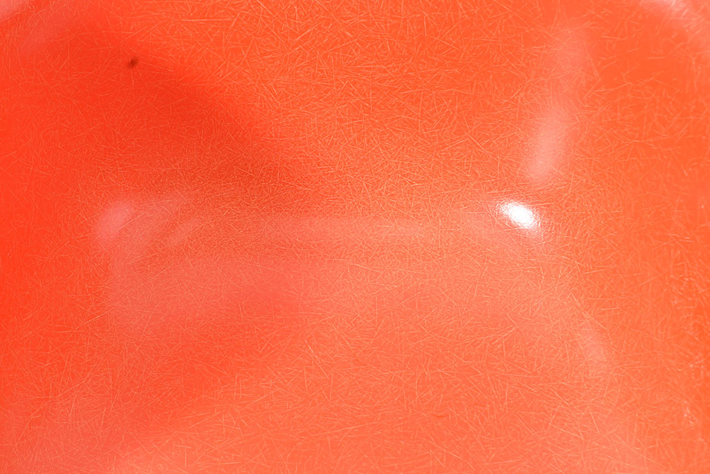 中古　展示品　美品　MODERNICA(モダニカ)　鮮やかなオレンジカラーが空間のアクセントになるシェルチェア(椅子、サイドチェア、ダイニングチェア)(R-049487)