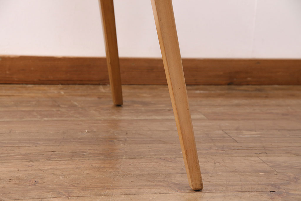 ヴィンテージ家具　イギリス　ERCOL(アーコール)　エルム材　ウィンザードロップリーフテーブル(バタフライテーブル、ラウンドテーブル、ビンテージ)(R-049596)