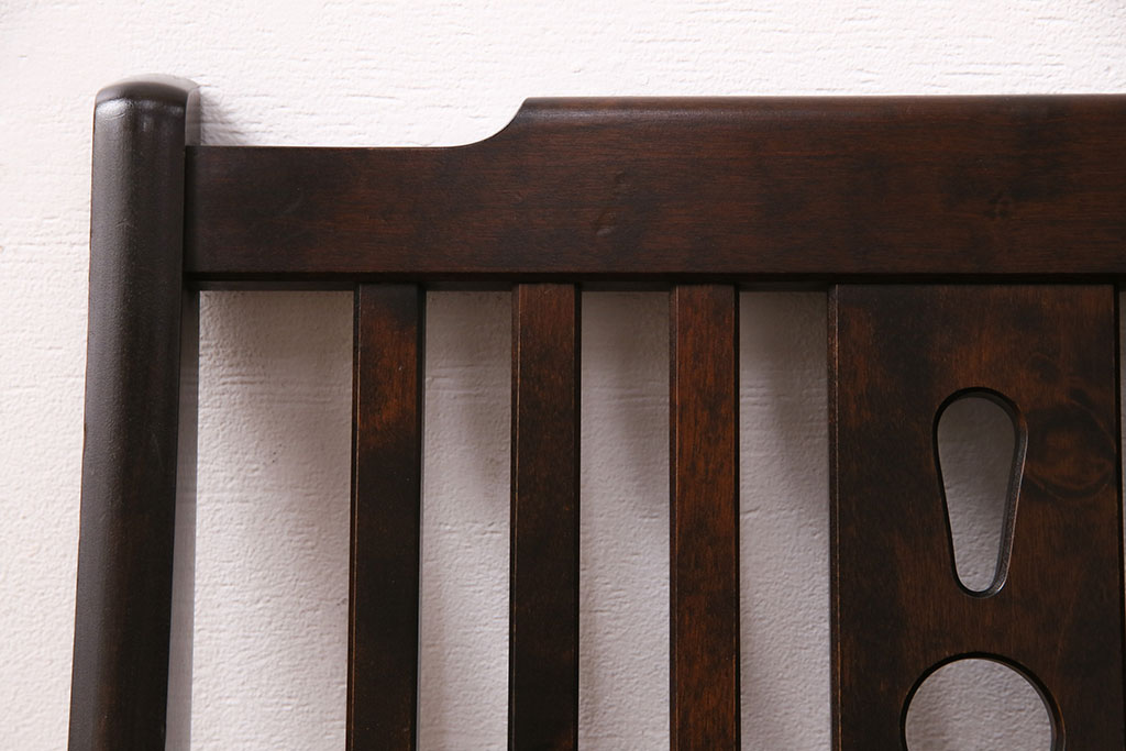 中古　北海道民芸家具　HM690　シックで上品な雰囲気を醸し出す座椅子(座イス)(R-049633)