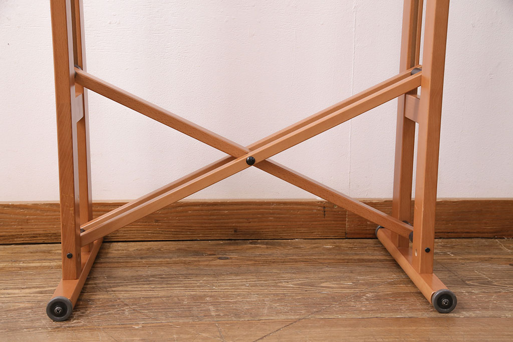 中古　イタリア製　フォッパペドレッティ(FOPPAPEDRETTI)　折り畳み式ハンガースタンド(ハンガーラック)(R-049639)