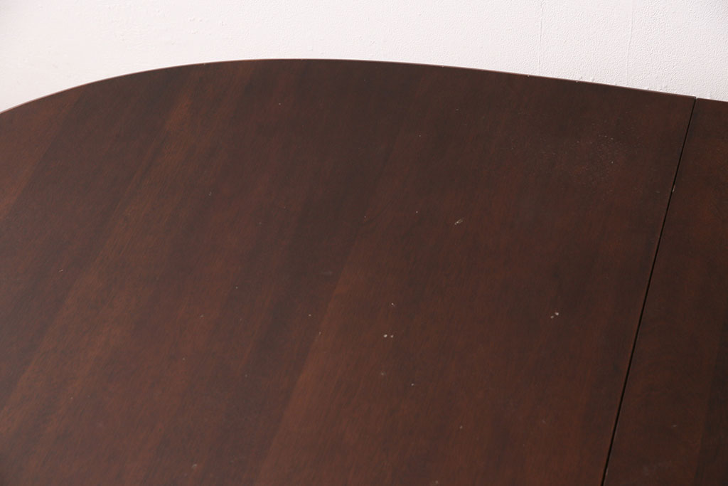 中古　美品　アメリカ輸入家具　Stickley(スティックレー、スティックレイ)　マホガニー材製の高級感あふれるエクステンションテーブル(ダイニングテーブル)(R-049666)