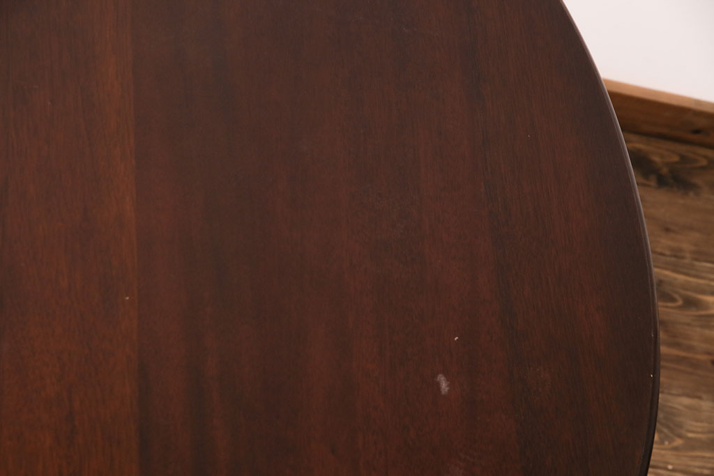 中古　美品　アメリカ輸入家具　Stickley(スティックレー、スティックレイ)　マホガニー材製の高級感あふれるエクステンションテーブル(ダイニングテーブル)(R-049666)