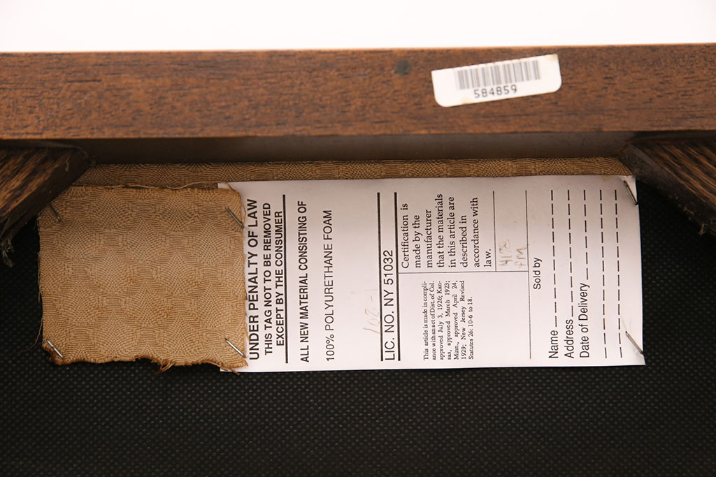 中古　アメリカ輸入家具　Stickley(スティックレー、スティックレイ)　マホガニー材製の高級感あふれるアームチェア2脚セット(椅子、サロンチェア、ダイニングチェア)(R-049681)