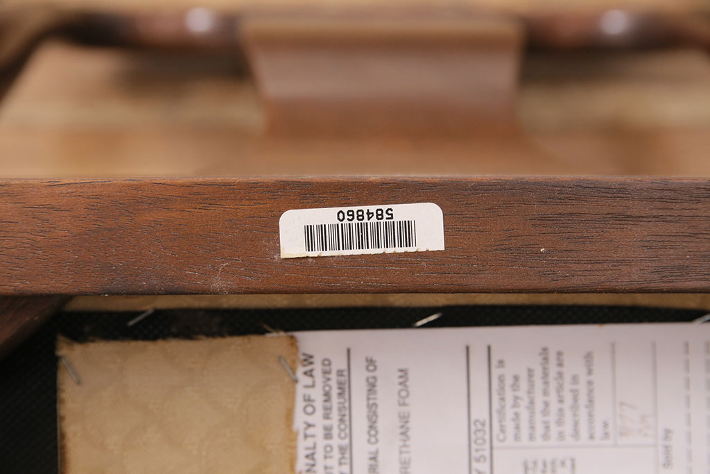 中古　アメリカ輸入家具　Stickley(スティックレー、スティックレイ)　マホガニー材製の高級感あふれるダイニングチェア2脚セット(椅子、サロンチェア)(R-049682)