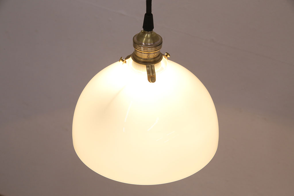 和製アンティーク　素朴な佇まいが昔懐かしい天井照明(ペンダントライト、吊り下げ照明)(R-049813)
