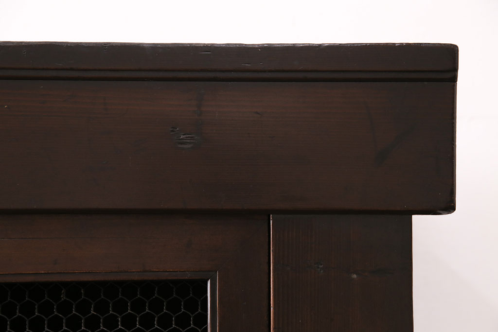 和製アンティーク　明治・大正期　京水屋箪笥サイドボード(食器棚、キャビネット、収納棚)(R-049881)