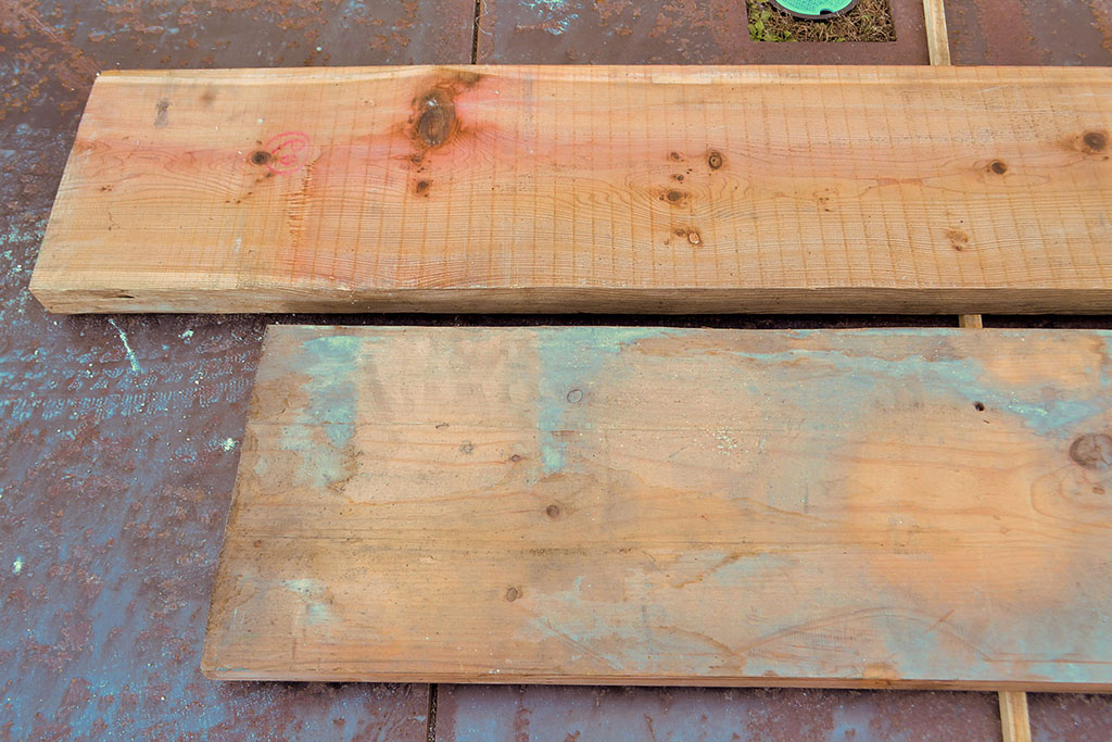 古材　DIYにおすすめ!年月を経た味わいが楽しめる杉材3枚セット(材料、木材、板)(R-050272)