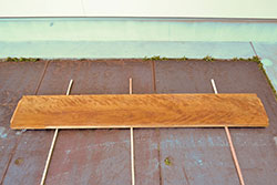 古材　リメイクにおすすめ!松本民芸家具に使用されていた、希少な水目桜(ミズメザクラ)の一枚板(材料、天板、DIY)(R-050276)