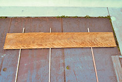 古材　リメイクにおすすめ!松本民芸家具に使用されていた、希少な水目桜(ミズメザクラ)の一枚板(材料、天板、DIY)(R-050277)