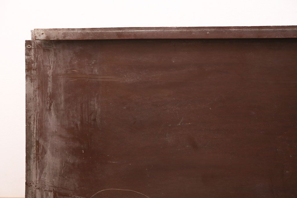 アンティーク雑貨 床框(とこかまち)付きの栗材の一枚板(古材、材料)(R