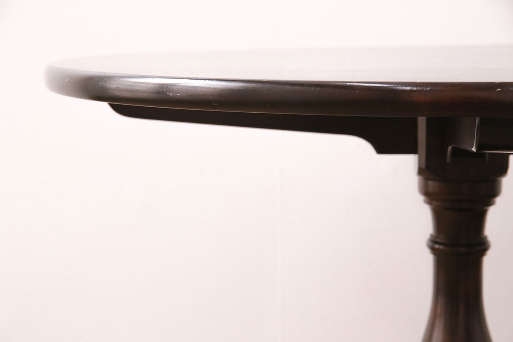 中古　美品　松本民芸家具　A-1型丸卓(ダイニングテーブル、コーヒーテーブル)(R-050370)