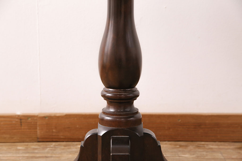 中古　美品　松本民芸家具　A-1型丸卓(ダイニングテーブル、コーヒーテーブル)(R-050370)