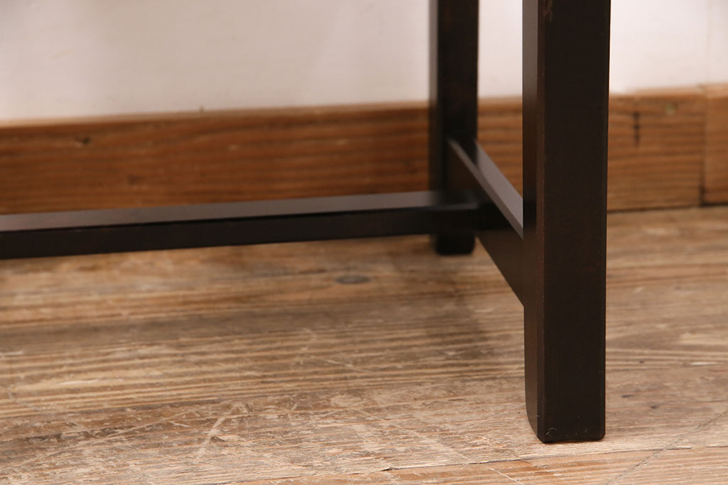 中古　北海道民芸家具　HM620　滑らかな木肌が上品なラダーバックチェア(椅子、ダイニングチェア)(R-050446)