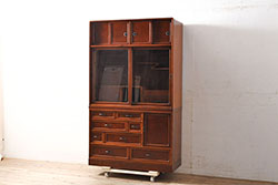中古　美品　岩谷堂箪笥　力強い木目が美しい和箪笥(引き出し、サイドチェスト、サイドボード、収納たんす、衣装タンス、整理箪笥)(R-064359)