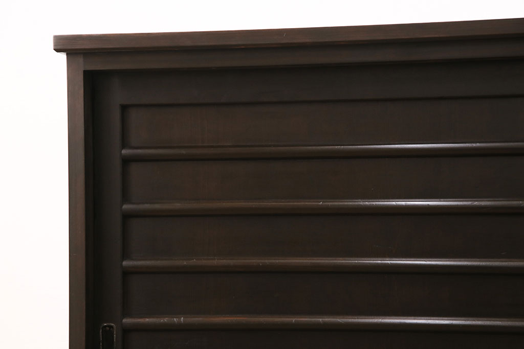 当店オリジナル　古建具リメイク　明治大正期の古い建具を使った和モダン空間におすすめのサイドボード(収納棚、戸棚、キャビネット)(R-050667)