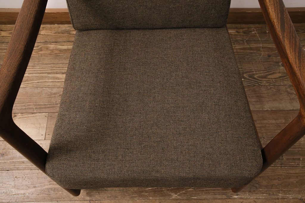 ヴィンテージ家具　北欧　デンマーク　FRANCE&SON(フランス&サン)　ole wanscher(オーレ・ヴァンシャー)　希少なロッキングチェア(アームチェア、アームソファ、ビンテージ)(R-050669)