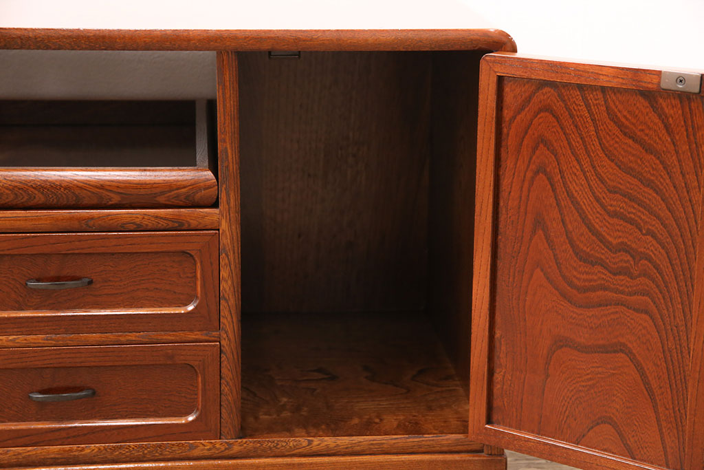 中古　美品　国産工芸家具　上質な和の空間づくりにおすすめの小引き出し(小物収納、卓上収納)(定価約8万円)(R-050739)